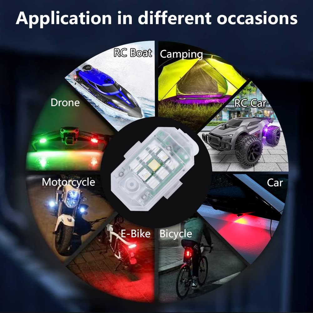 ILUMINAX - 2 Luces LED estrobo magnéticas